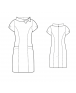 Fashion Designer Sewing Patterns - Portrait Stand Collar Dress