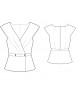 Fashion Designer Sewing Patterns - Capped-Sleeve V-Neck Jacket