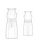 Fashion Designer Sewing Patterns - Obi Style Halter Dress
