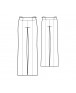 Fashion Designer Sewing Patterns - Clean Front Bootcut Trouser