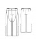 Fashion Designer Sewing Patterns - Cropped Multi-Seamed Cargo Pants