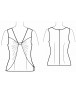 Fashion Designer Sewing Patterns - Spaghetti-Strap Top with Cross Back