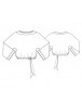 Fashion Designer Sewing Patterns - Boat-Neck Raglan-Sleeved Shirt