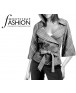 Fashion Designer Sewing Patterns - Wrap Jacket with Three-Quarter-Length Sleeves