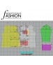 Fashion Designer Sewing Patterns - Long-Sleeved V-Neck Safari Shirt