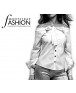 Fashion Designer Sewing Patterns - Off-the-Shoulder Tie-Front Button-Down Blouse