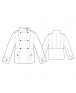 Fashion Designer Sewing Patterns - Funnel-Neck Military Coat