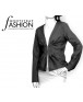 Fashion Designer Sewing Patterns - Fitted Draped Collarless Jacket