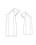 Fashion Designer Sewing Patterns - One-Shoulder Flutter Sleeve Dress