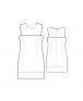Fashion Designer Sewing Patterns - Sleeveless Three-Panel Dress