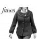 Fashion Designer Sewing Patterns - Turnout Cowl-Collar Short Coat