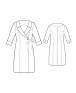 Fashion Designer Sewing Patterns - Wrap Coat Dress