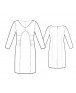 Fashion Designer Sewing Patterns - Fitted V-Neck Dress