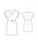 Fashion Designer Sewing Patterns - Kimono Wrap Knit Dress