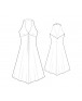 Fashion Designer Sewing Patterns - Hankerchief Skirt Halter Dress