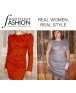 Fashion Designer Sewing Patterns - Draped Knit Dress