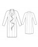 Fashion Designer Sewing Patterns - Princess-Style Dress with Ruffle